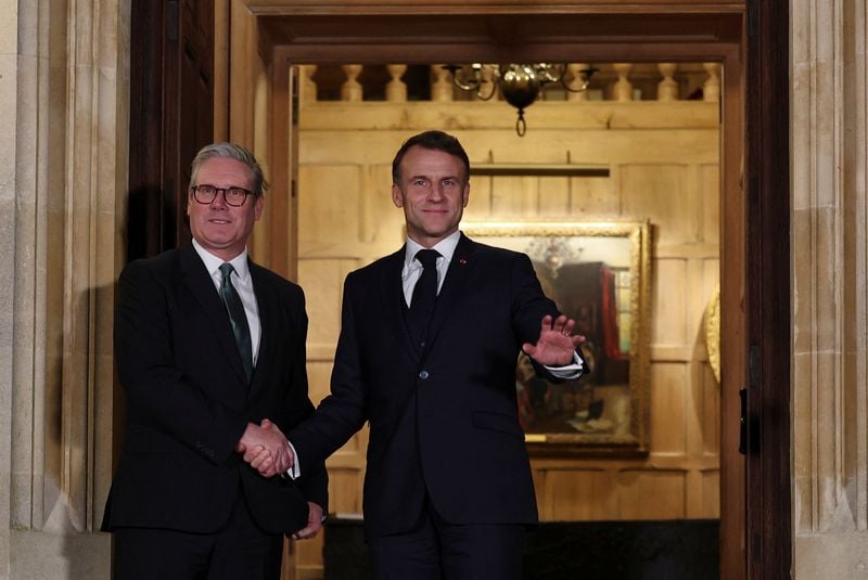 Image for Macron and Starmer will co-chair coalition of willing meeting on Ukraine on Tuesday