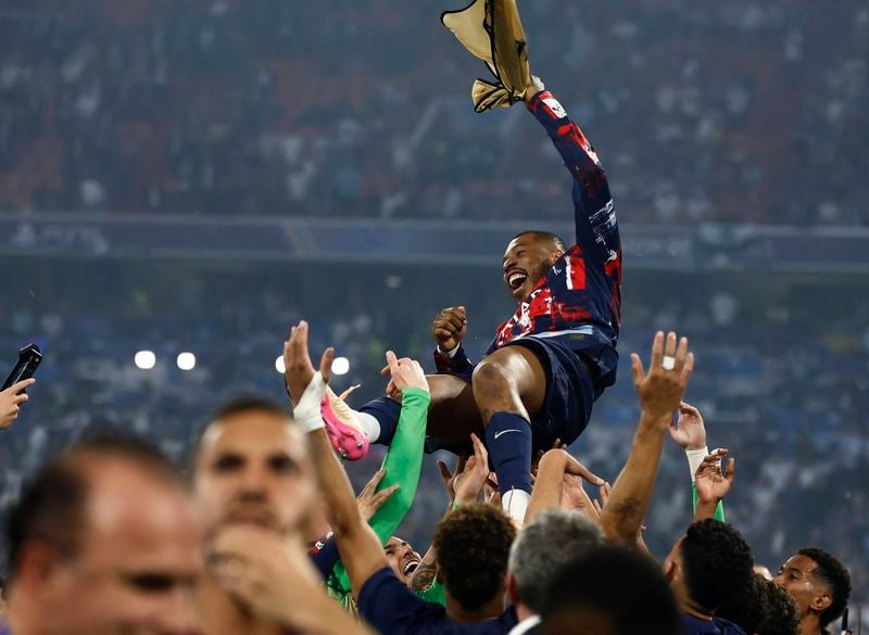 Image for Soccer-Doue dazzles as PSG humble Inter 5-0 to win first European Cup