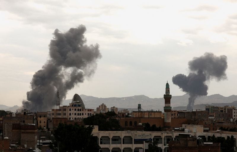Image for Israel attacks Sanaa, al-Jawf in latest strikes on Houthis