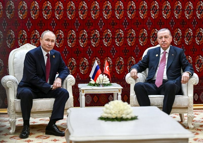 Image for Putin holds call with Turkey's Erdogan to discuss Middle East