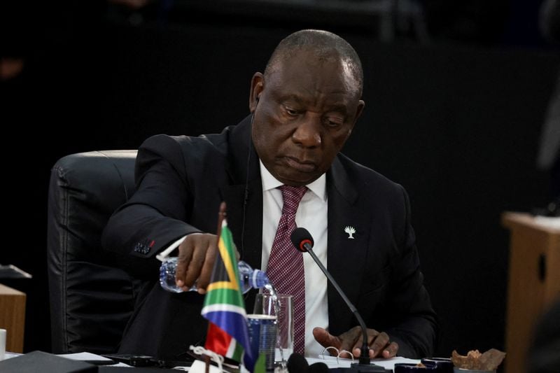 Image for South African president speaks to Russia's Putin on Ukraine crisis, bilateral issues