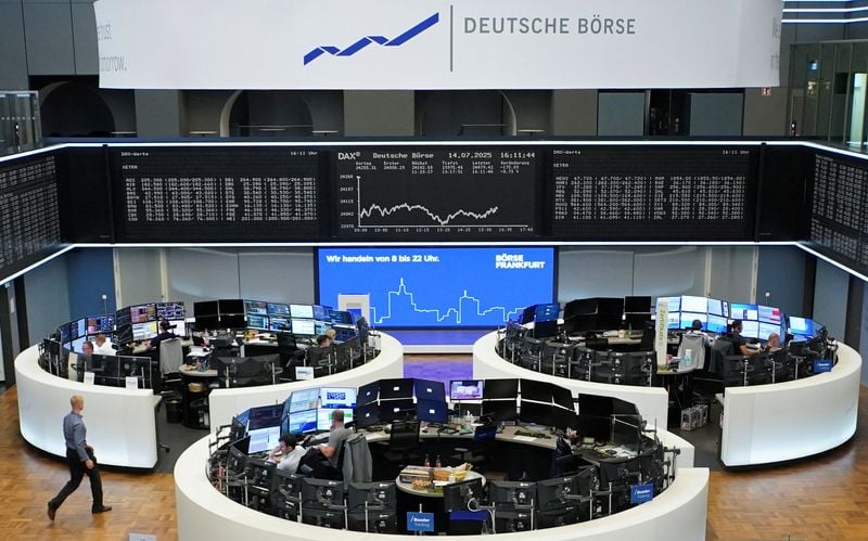 Image for European shares end higher on earnings optimism, US rate cut hopes