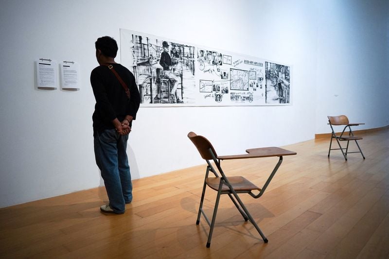 Image for Thai gallery removes China-focused artworks after 'pressure' from Beijing