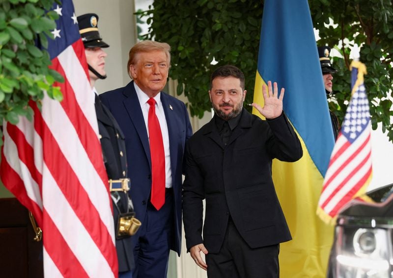 Image for Zelenskiy dons more formal attire for high-stakes meeting with Trump