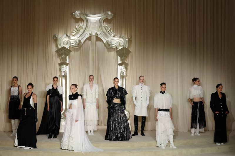 Image for Chanel shows haute couture in private salon setting at Grand Palais