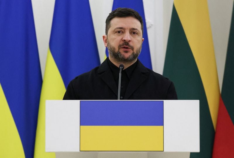 Image for Ukraine's Zelenskiy expects implementation of agreement not to fire on Kyiv