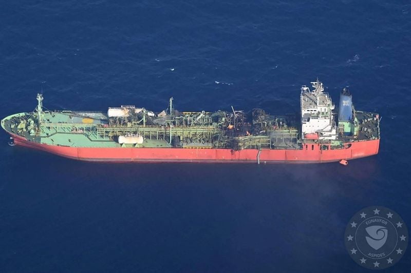 Image for Operation underway to salvage LPG tanker MV Falcon after explosion in Gulf of Aden