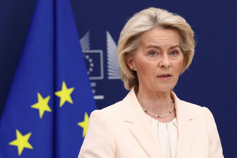 Image for EU can no longer rely on 'rules-based' system against threats, von der Leyen says