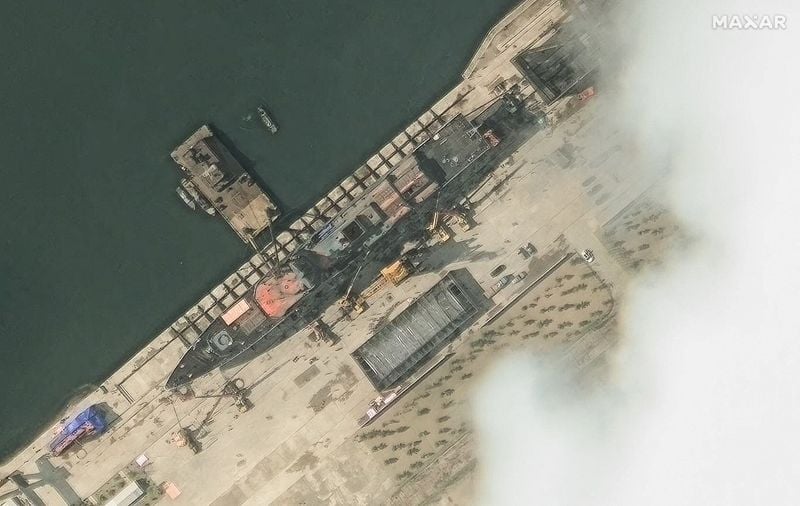Image for North Korea launches probe into accident during warship's launch