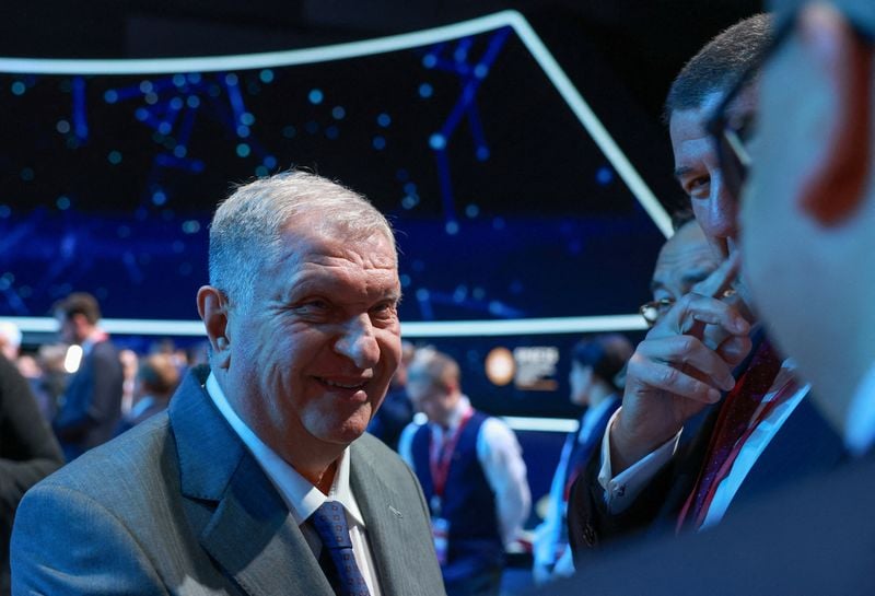 Image for Head of Russia's Rosneft says OPEC+ could speed up oil output hikes by a year