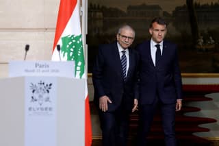 Image for France's Macron vows to help Lebanese prepare negotiations with Israel