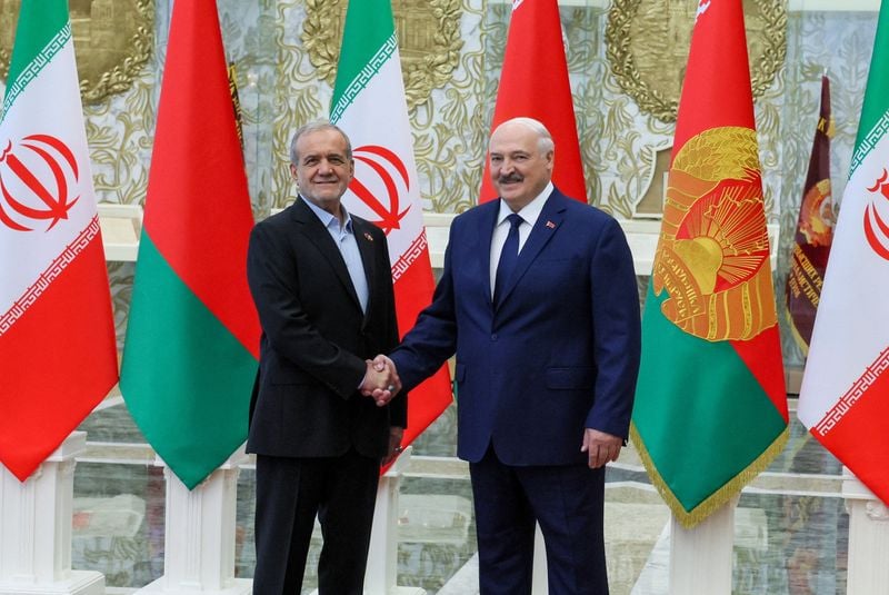 Image for Belarus and Iran, both friends of Putin, plan to strengthen military and broader ties