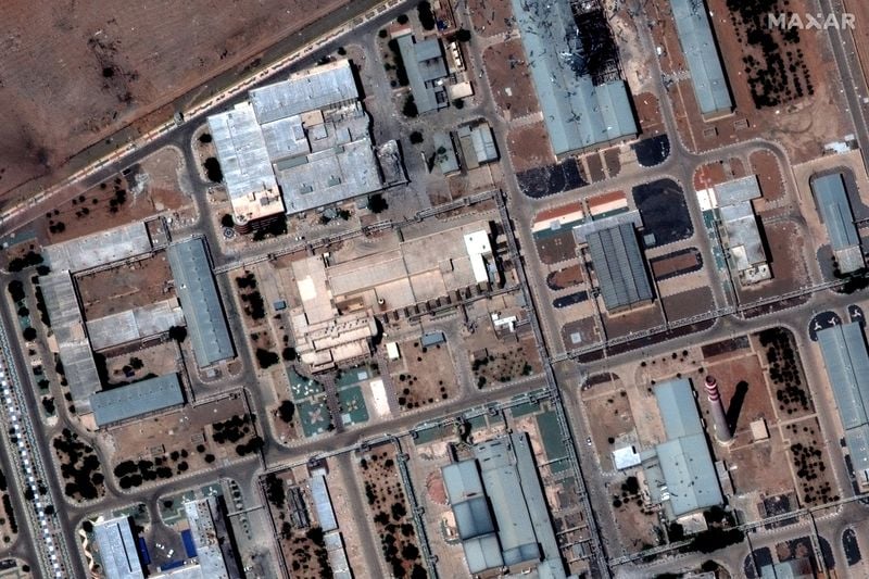 Image for IAEA says entrances to tunnels at Iran's Isfahan site hit by US strike