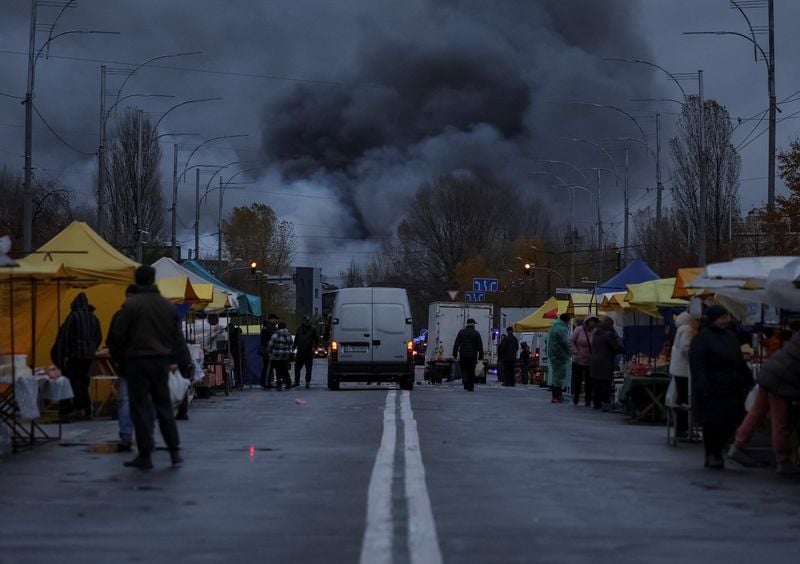 Image for Russian attack on Kyiv kills three, injures 31, including 6 children, Ukraine says