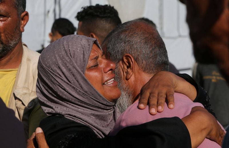 Image for Crush at Gaza aid site kills at least 20, GHF blames armed agitators