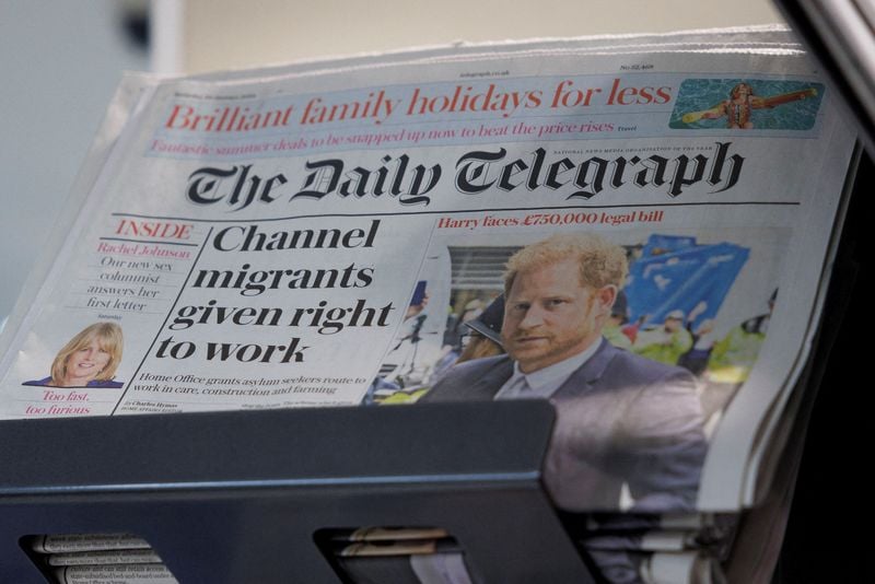 Image for UK to review Axel Springer'S $767 million deal for Telegraph under media rules