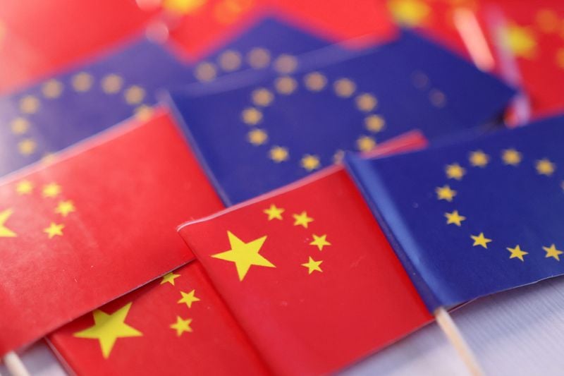 Image for EU leaders brace for frosty China summit as trade frictions bite