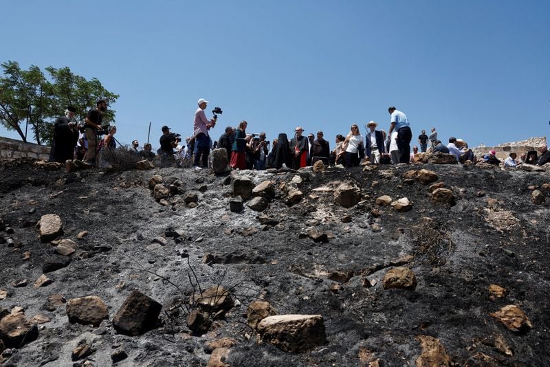 Image for Clerics accuse West Bank settlers of attacking Christian sites