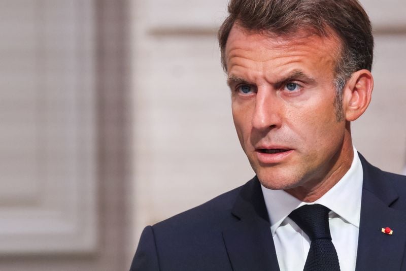 Image for France deploys three Rafale fighter jets to help protect Polish airspace, Macron says