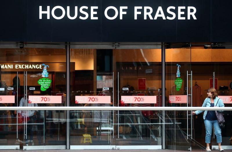 Image for UK retailer Frasers sees tough market conditions but keeps profit outlook