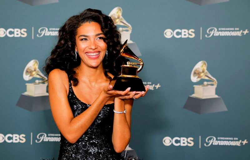 Image for Olivia Dean takes home best new artist Grammy