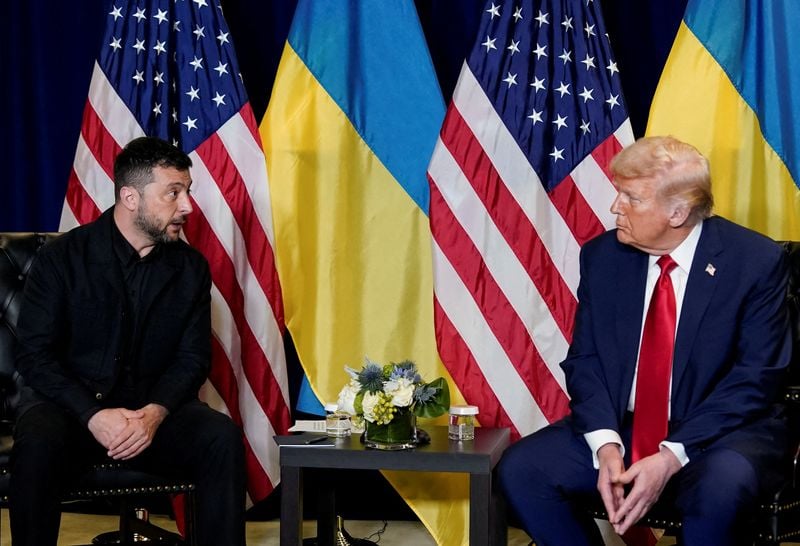 Image for Key moments for Trump, Zelenskiy as the leaders meet again in Washington