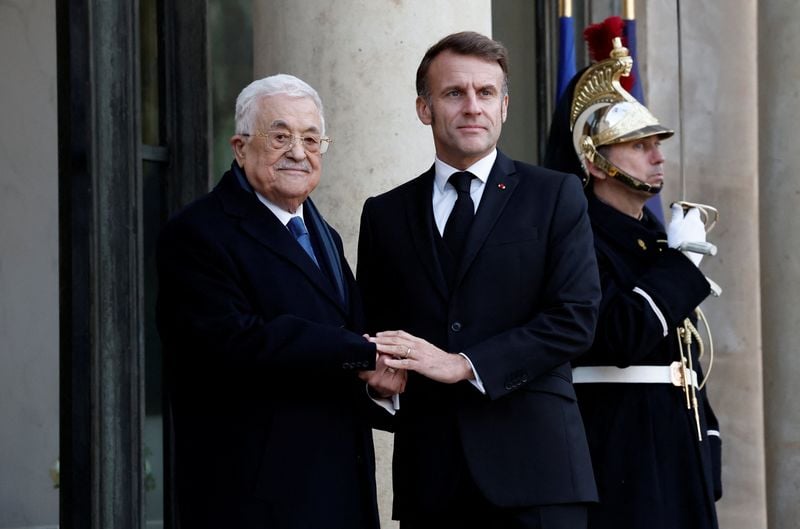 Image for France to help Palestinians draft constitution for future state, Macron says