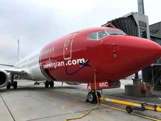 Image for Norwegian Air's operating profit lags forecast due to higher costs