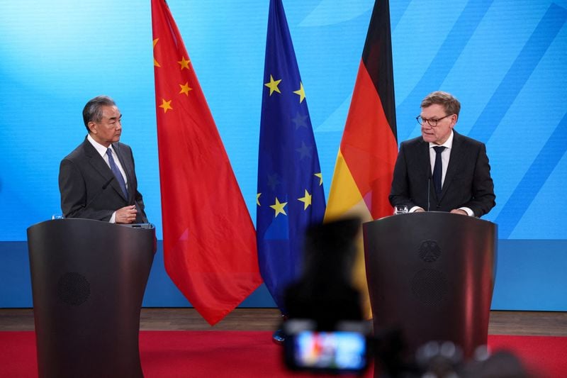 Image for Germany's foreign minister to visit China next week, as EU prepares to toughen up on trade