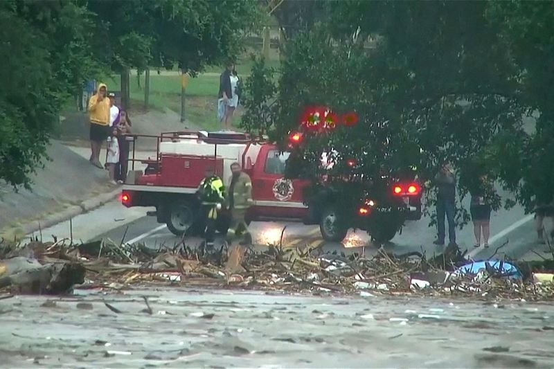 Image for At least 24 dead in Texas flash flooding; two dozen young campers missing