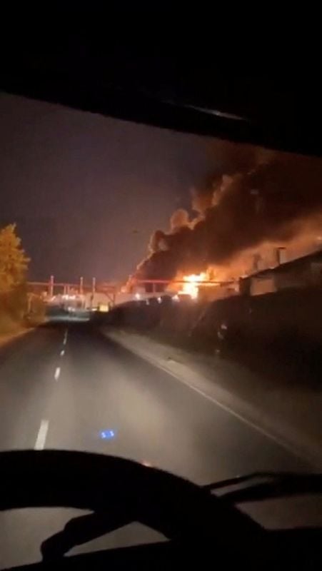 Image for Ukraine says it struck oil refinery in Russia's Saratov region