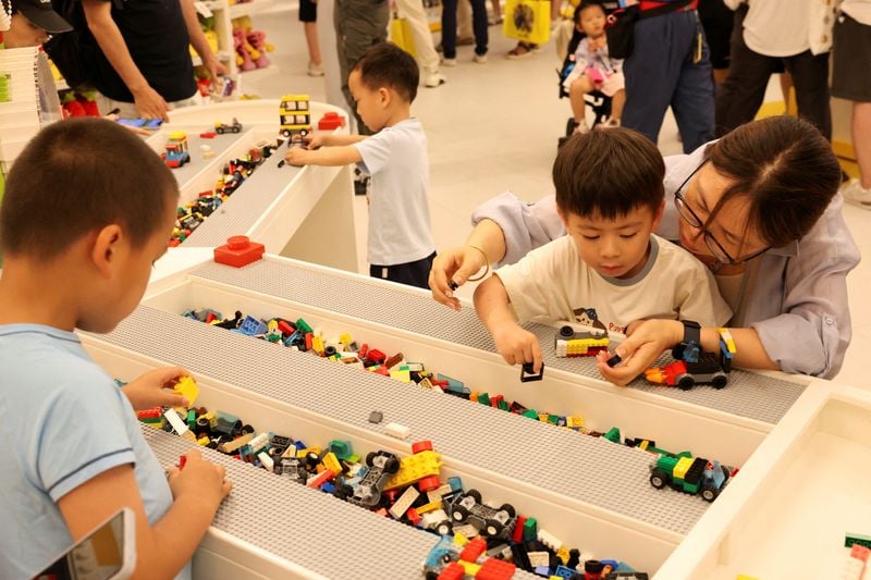 Image for Helped by brand tie-ups, Lego's first-half sales hit a record