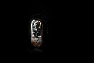 Image for Hamas disarmament plan sees Gaza's tunnels destroyed, arms given up in stages, text shows