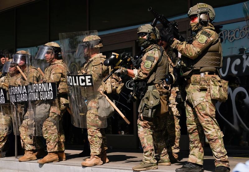 Image for Explainer-What are US troops doing in Los Angeles?