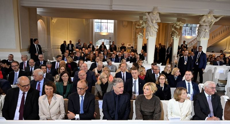 Image for Macron, Merz call for European resolve against 'dark enlightenment' of authoritarianism