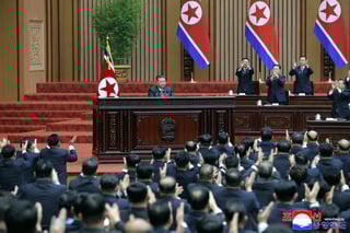 Image for Kim Jong Un says North Korea’s nuclear status is irreversible, threatens South