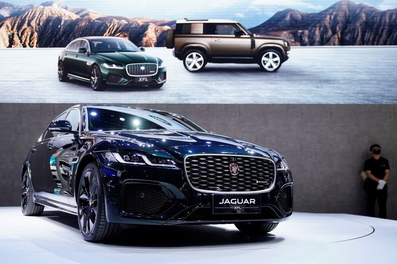 Image for Carmaker JLR's quarterly sales drop 11% after US exports halt, Jaguar wind-down