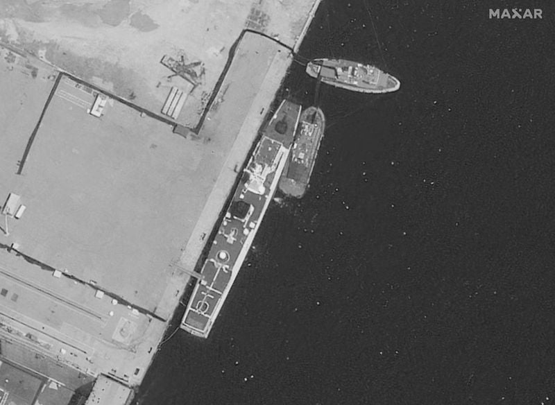 Image for Exclusive-Damaged Chinese coast guard ship now under repair at Hainan, satellite images show