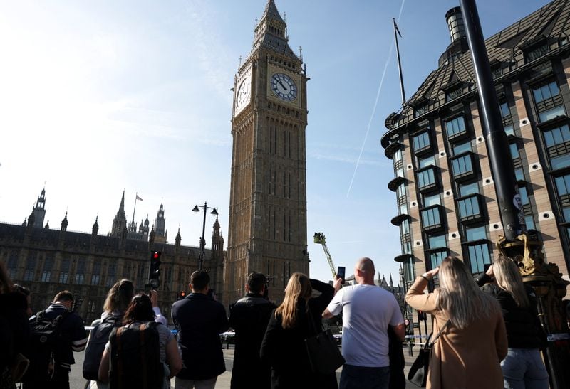 Image for Man who climbed London's Big Ben with Palestinian flag tower arrested