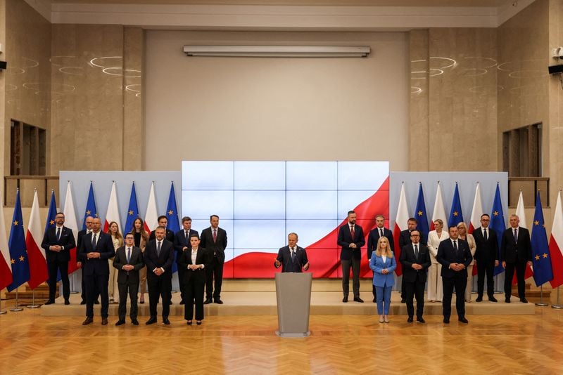 Image for Poland’s Tusk unveils new cabinet in bid to reverse decline in polls