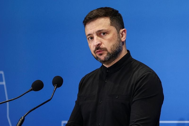 Image for Ukraine's Zelenskiy says Russia engaged in a new troop buildup