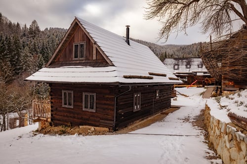 Chalúpka pri koníkoch - Chalúpky Zázrivá, Chalupka pri konikoch exterier 4.jpg