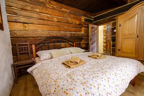 Chalúpka pri koníkoch - Chalúpky Zázrivá, Chalupka pri konikoch Spalna iny pohlad 2.jpg