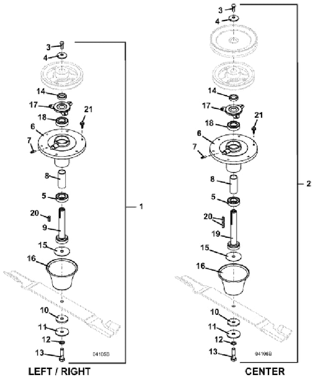 Blade Spindle M172