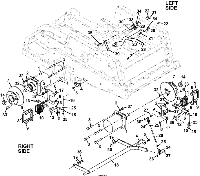 Wheel Motor and Brake Assembly