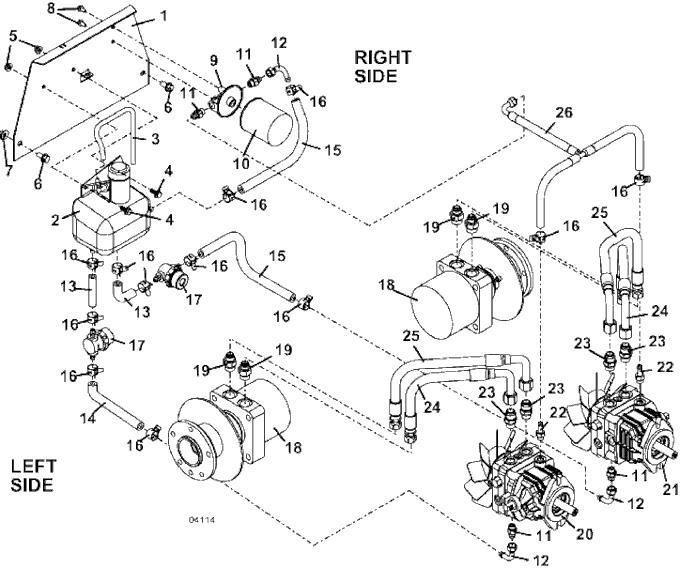 Reservoir and Hose Assembly