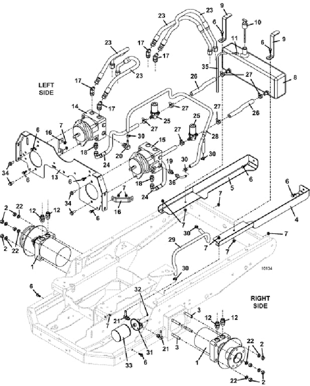 Reservoir and Hose Assembly