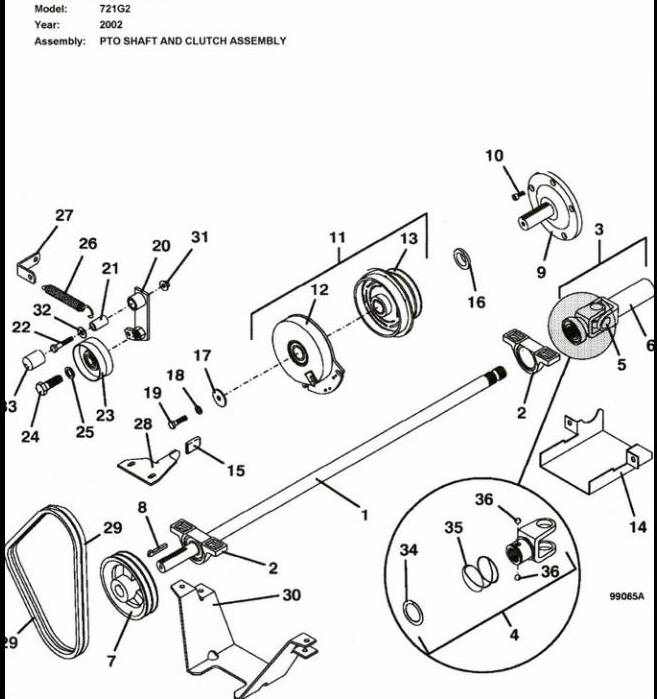 PTO Shaft & Clutch Assembly