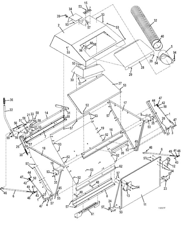 model 15b hopper assembly