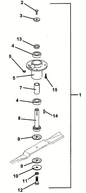 Blade Spindle Assembly